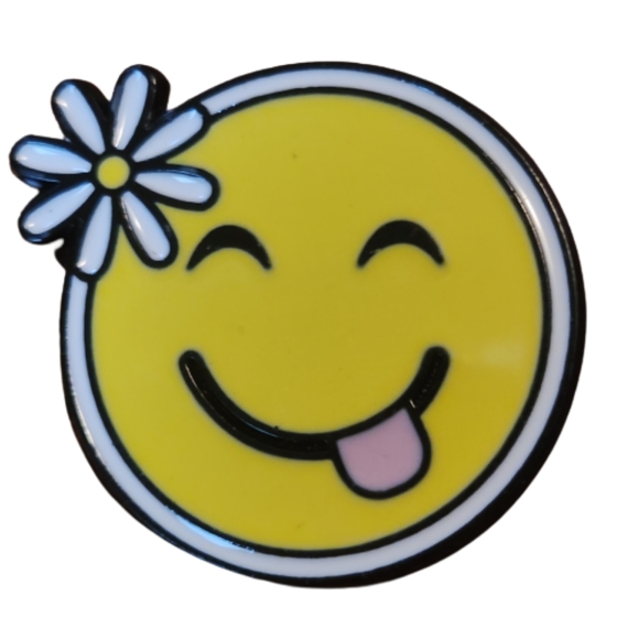 HAPPY FACE ☆ ICE CREAM CONE ☆ BACKPACK ENAMEL PINS ☆ NIP - Picture 3 of 7